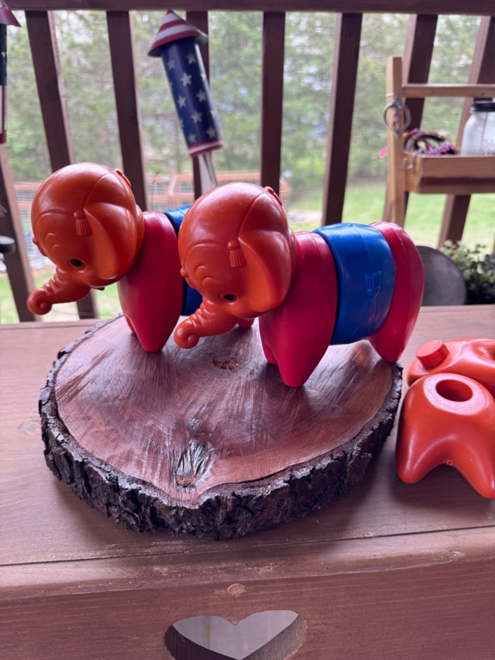 Tupperware Zoo It Yourself" vintage educational Elephant Kids Toys replacement